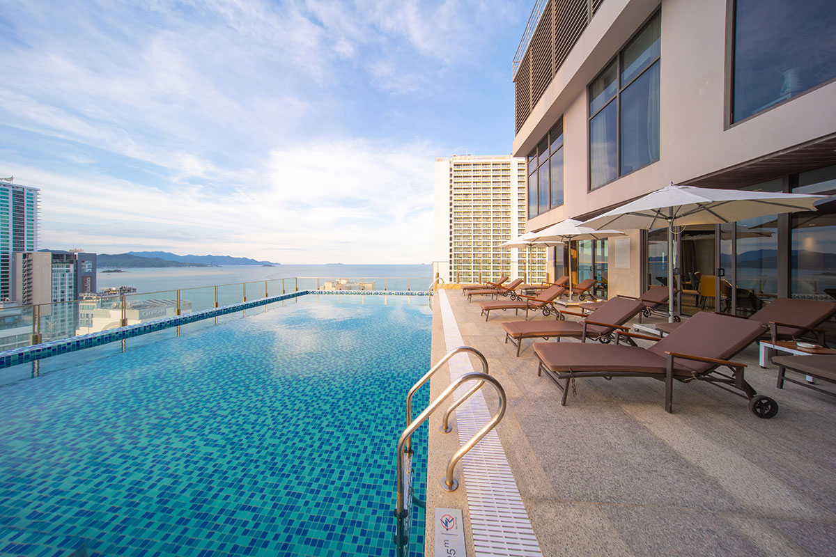 Luxury resort at Green Beach Hotel Nha Trang near the beach